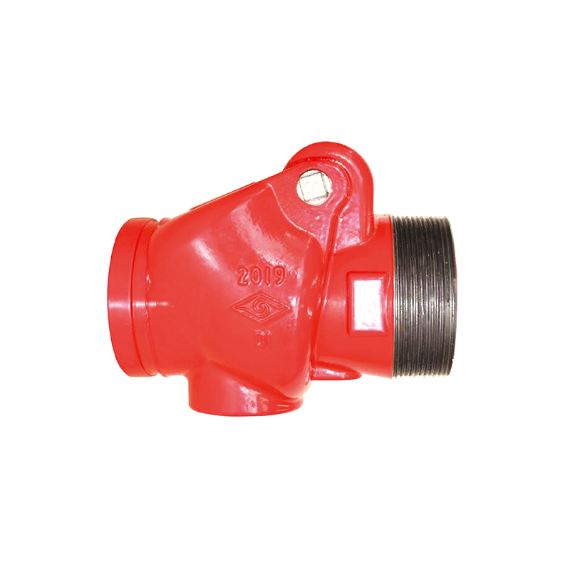 ANSI STANDARD GROOVED&THREAD RESILIENT SWING CHECK VALVE,FIG#H24X