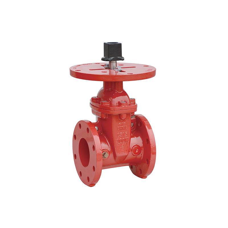DIN Flanged Resilient NRS Double Signal Gate Valve,FIG#XZ45X