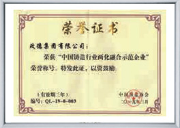 Demonstration Enterprise for Industry-Informatization Integration in China’s Foundry Sector